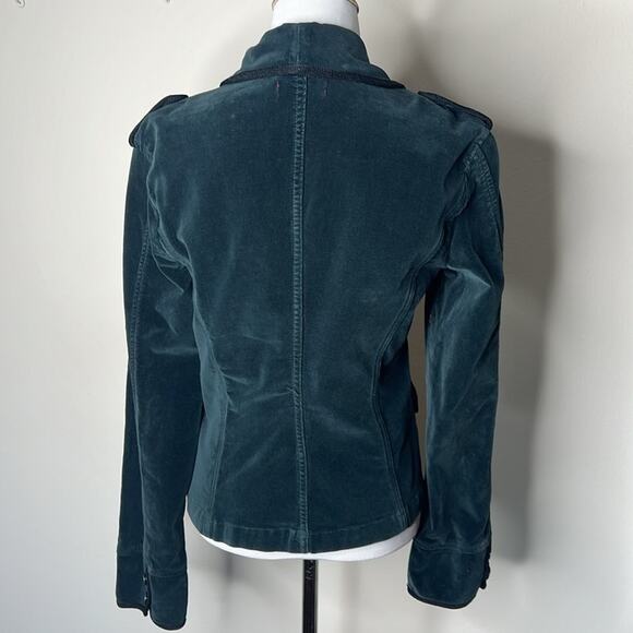 Barney’s New York Co-Op Vintage Green Velvet Blazer - Picture 6 of 9